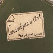 Vide-poches vintage en céramique - Poët Laval 50's