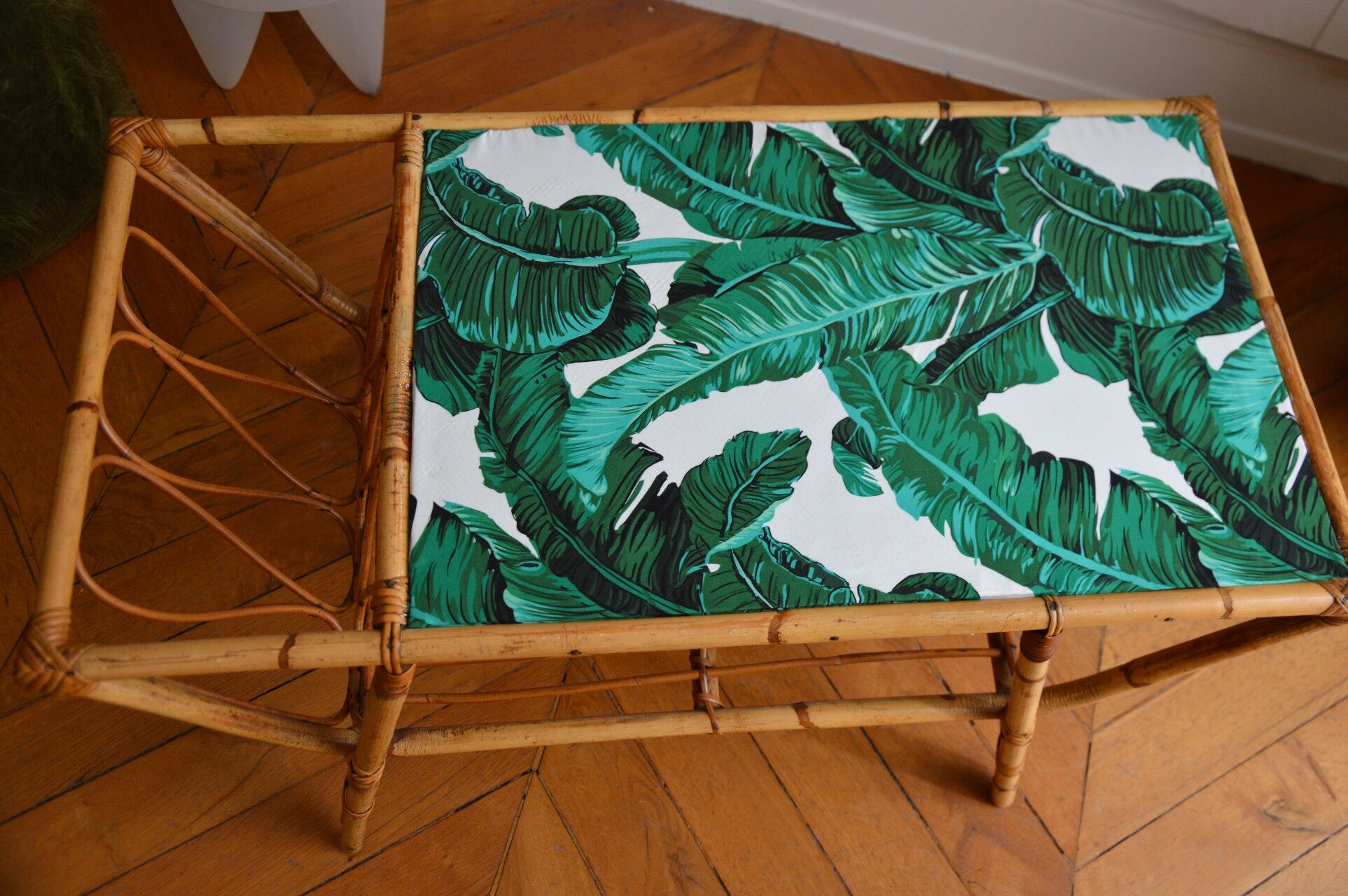 Rattan coffee table