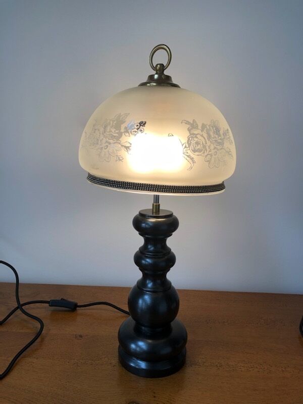 Prestige desk lamp wood