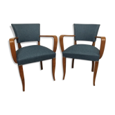 Pair of bridge armchairs from the 50s