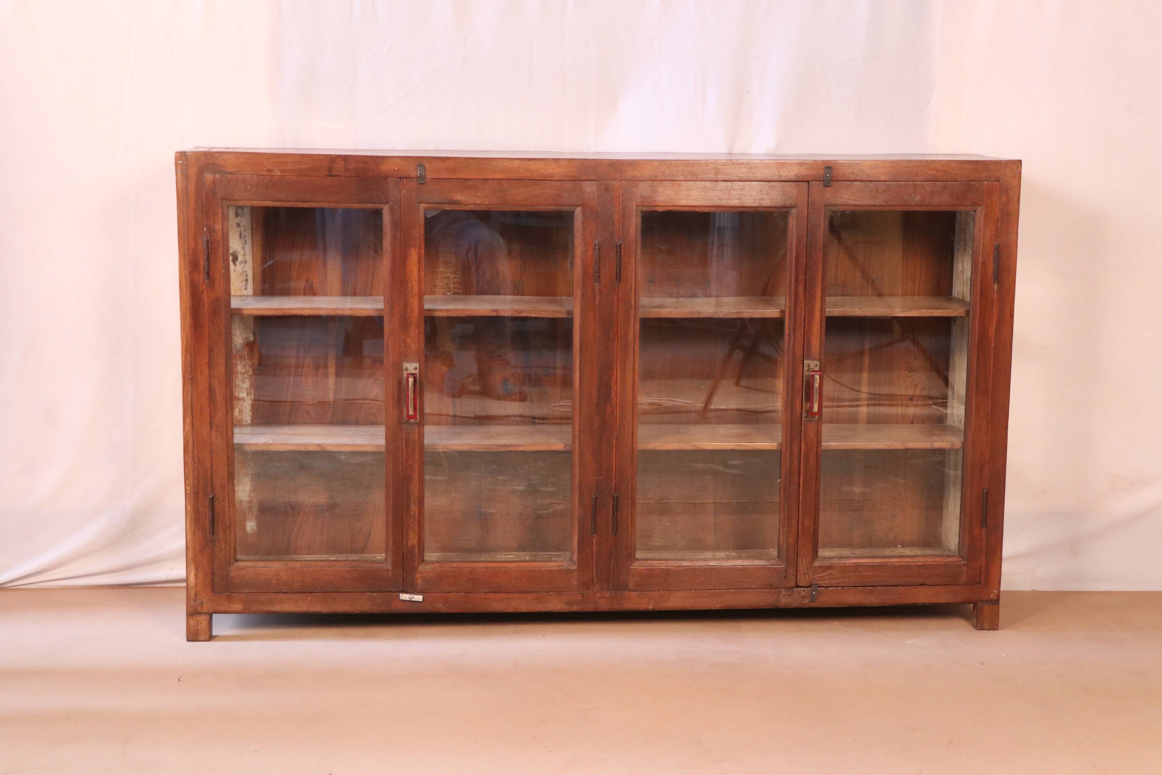Old sideboard, burmese teak showcase