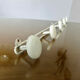 Wall-mounted coat rack in lacquered metal 40s 50s