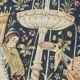 Hand-screen printed tapestry "concert of fountains"
