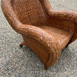 Rattan sofa and armchair