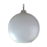 Scandinavian suspension lamp vintage opaline XL Louis Poulsen 40 cm