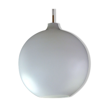 Suspension scandinave vintage opaline XL Louis Poulsen 40 cm