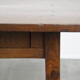 Antique Early 19th Century English 6-Person Dining Table with Walnut Top