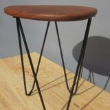 Tripod coffee table base pin