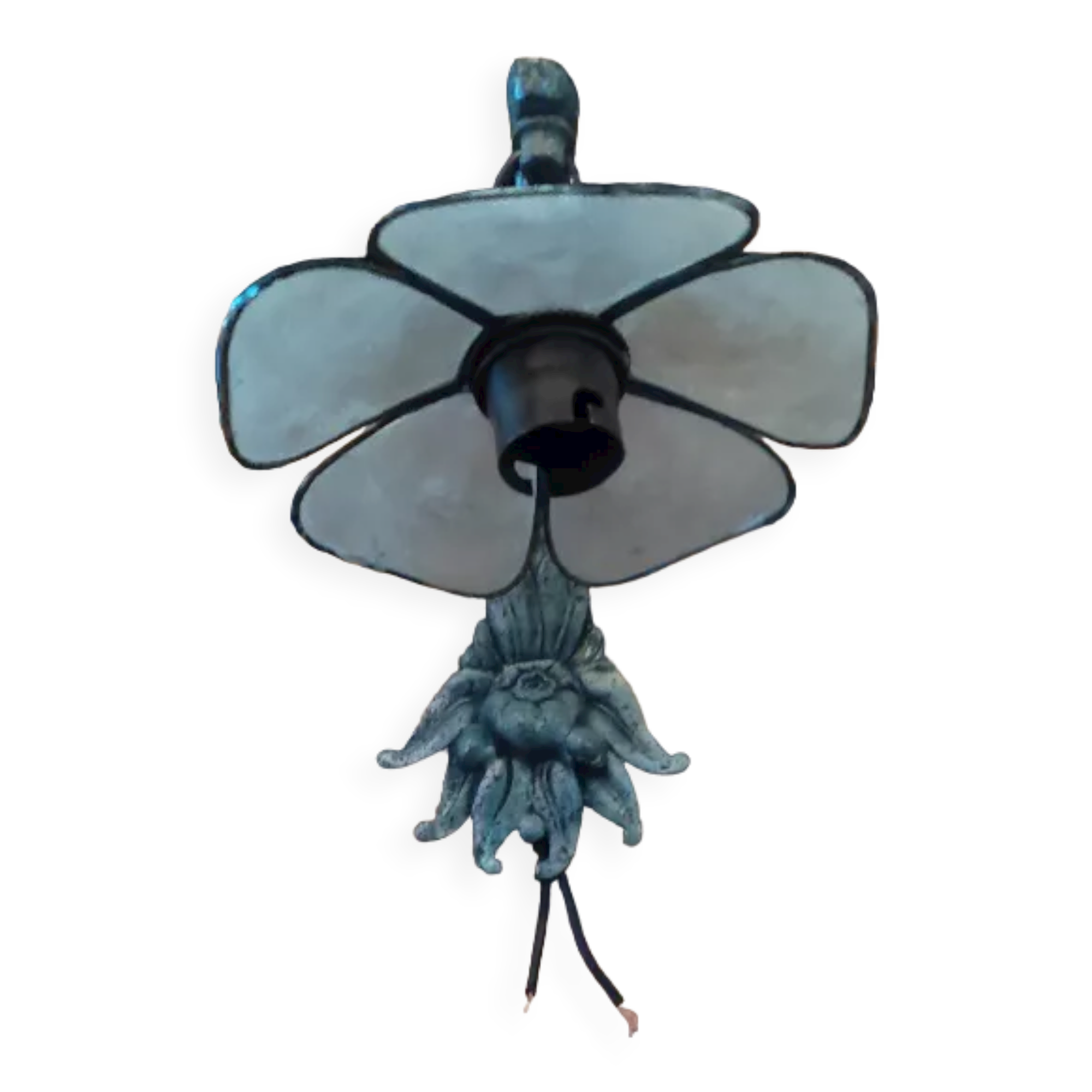 Wall lamp flower petal mother-of-pearl base bronze Rose dp 1122249