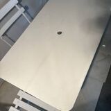 Bistro-style folding garden furniture set – table and 3 chairs