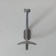 Vintage cubic wall coat hook