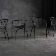 "Lizzie" chairs by Regis Portier for Paolo Pallucco, Italy, 1980s