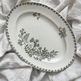 Oval ironstone dish "Denise" Saint Amand