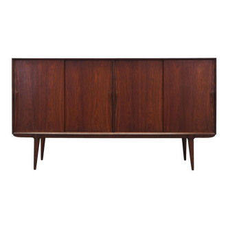 Rosewood highboard, Danish design, 1970s, manufacturer: Omann Jun