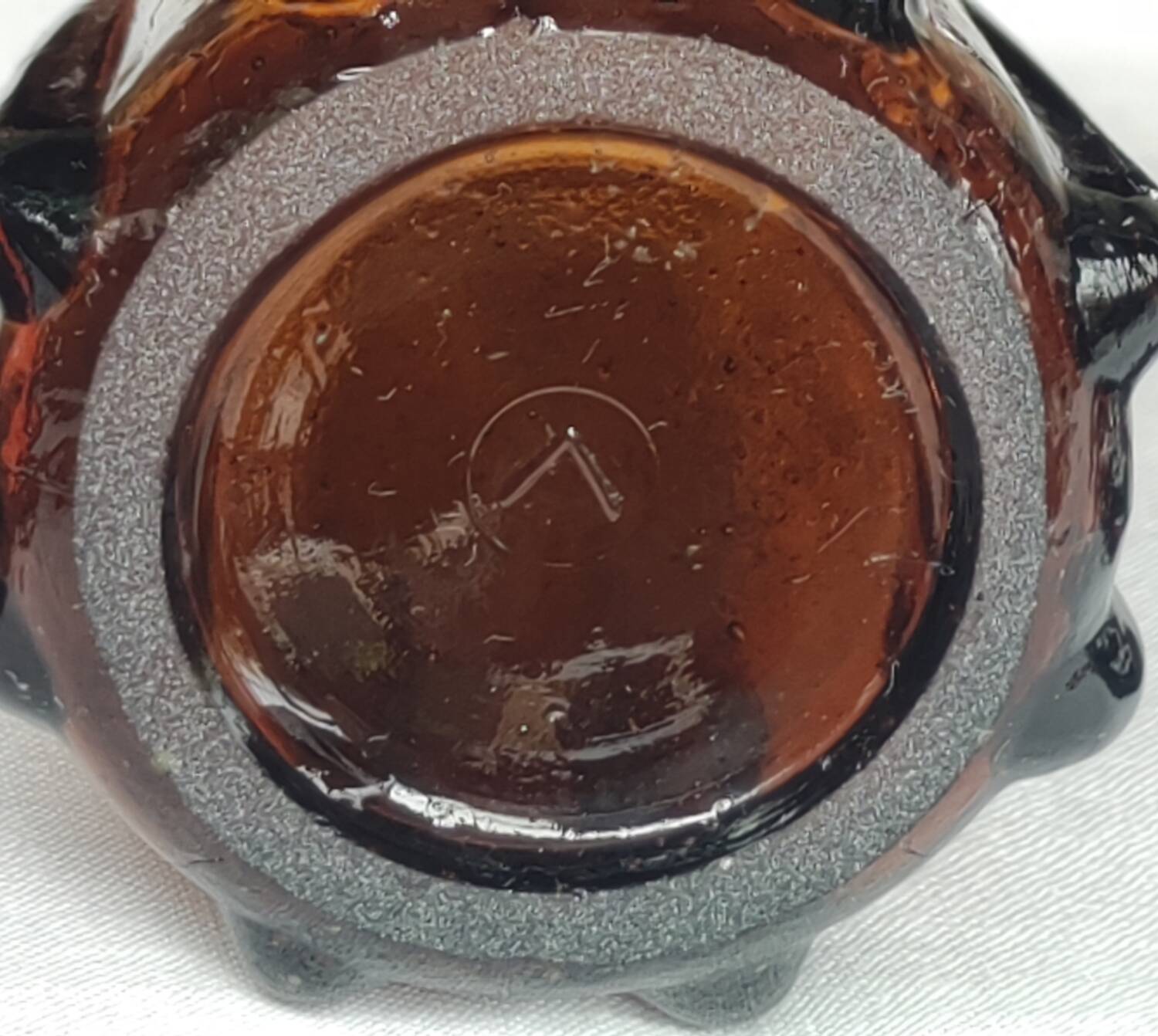 Ancien vase soliflore verre soufflé