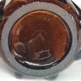 Ancien vase soliflore verre soufflé