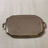 Silver metal tray