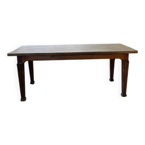 Table de ferme chêne - massif