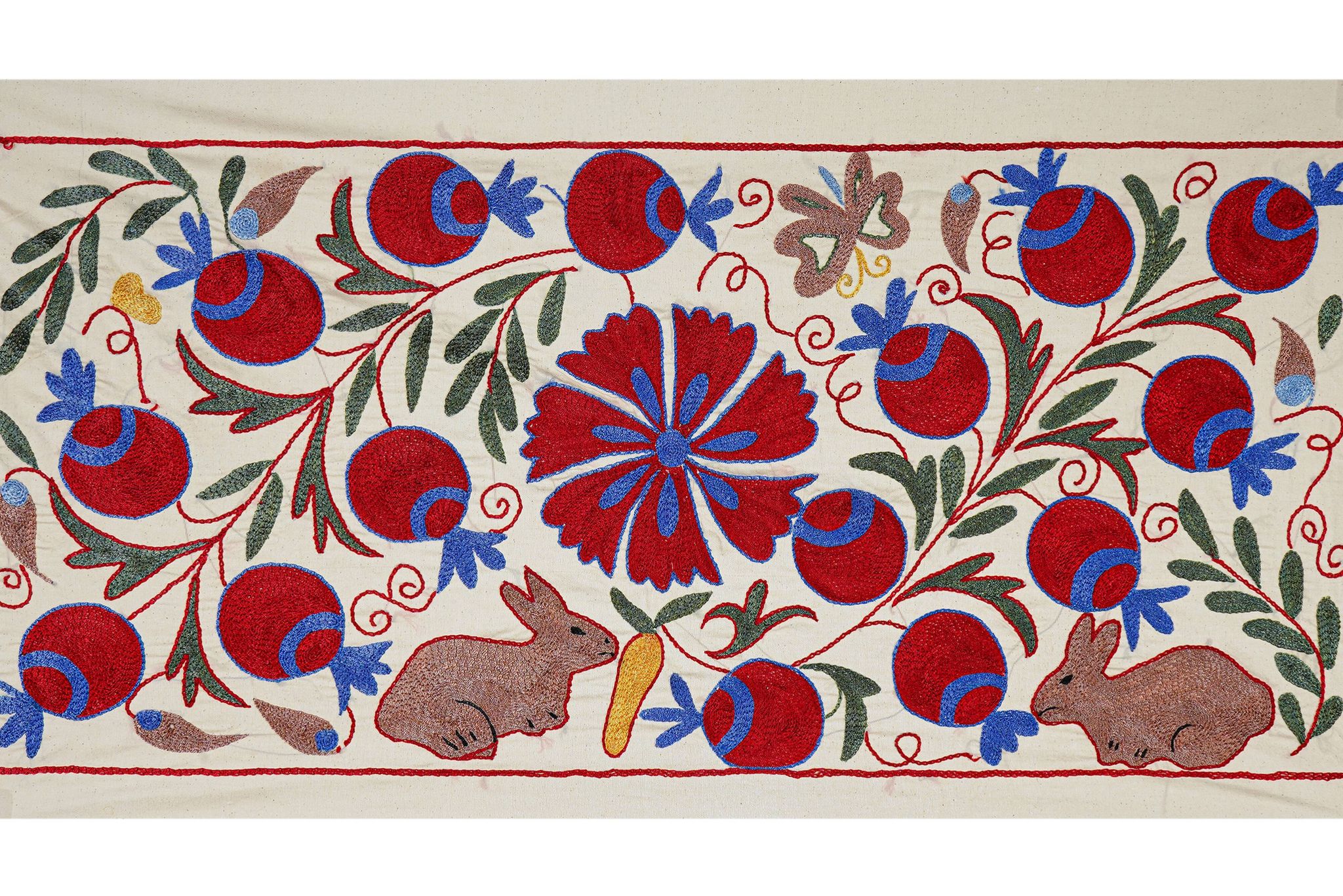 Vintage Turkish hand-knotted rug 49x92cm
