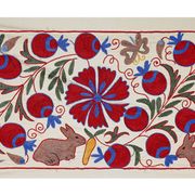 Vintage Turkish hand-knotted rug 49x92cm