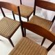 Set: 4x Dining Chair Teak by Poul Volther for Frem Rojle
