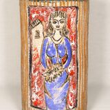 Vase roll Vallauris 1950