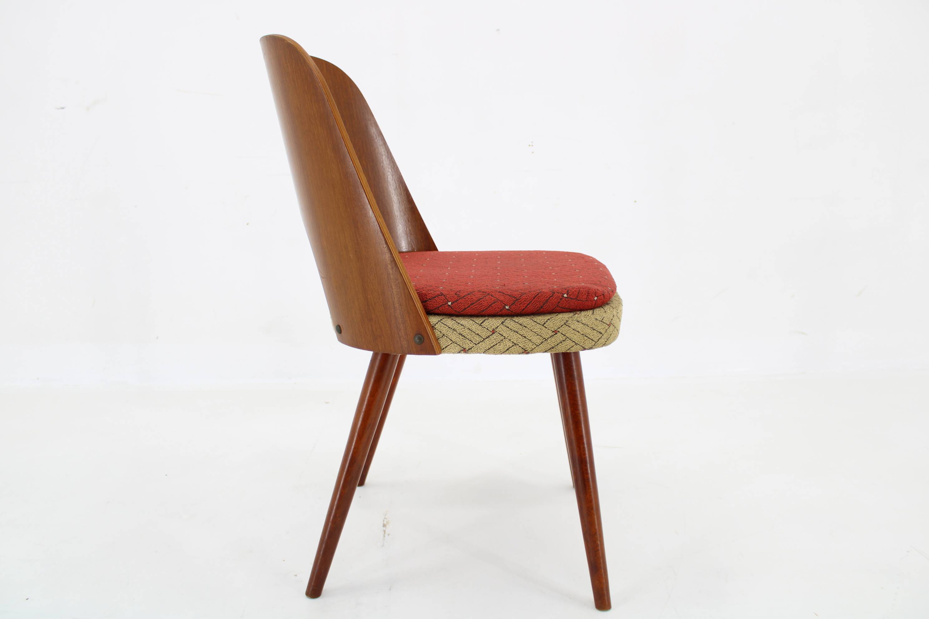 1960s Oswald Haerdtl ,Set of 4 Dining Chairs by TON, Czechoslovakia