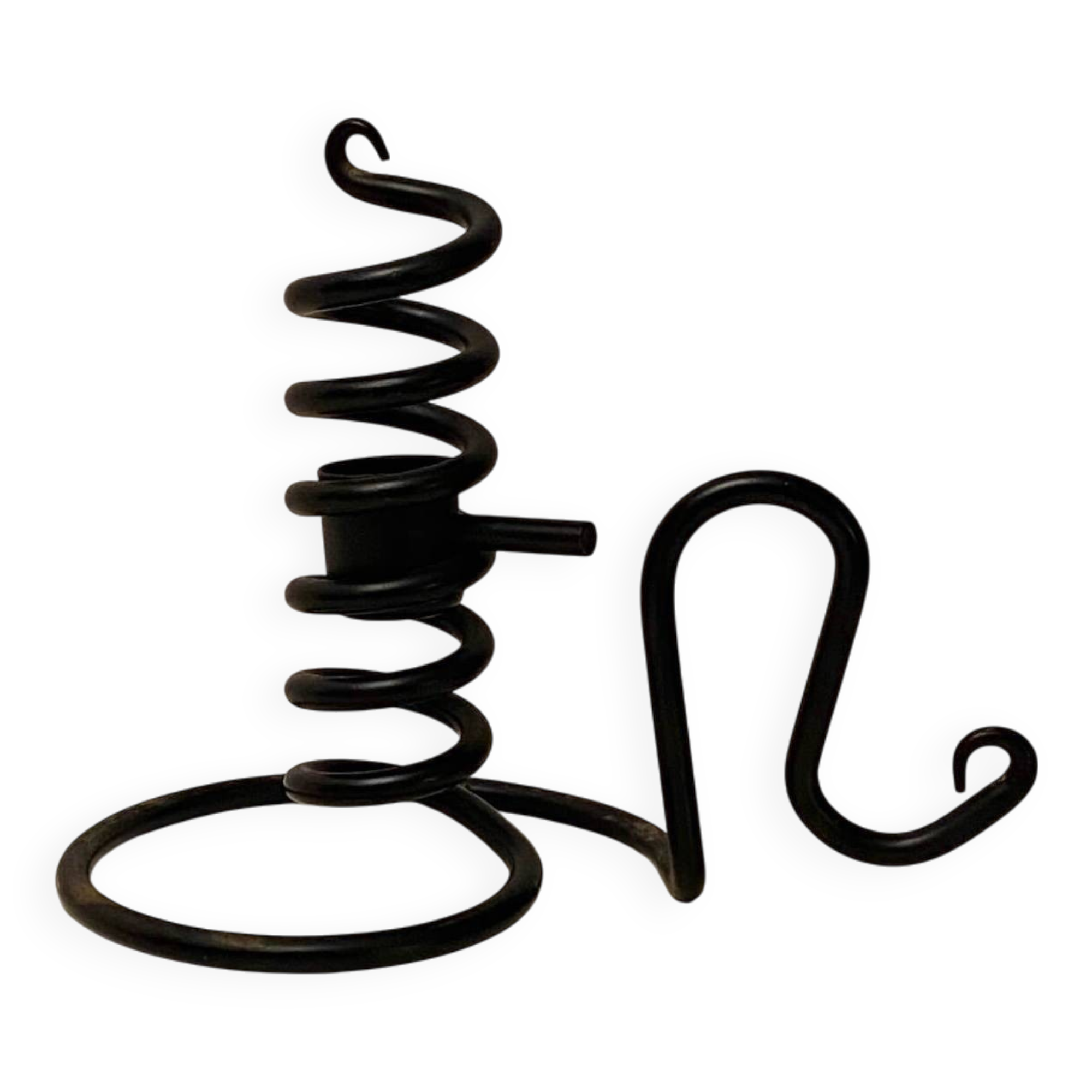 Spiral iron chandelier