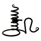 Chandelier en fer spiralé