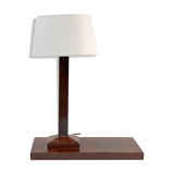 Art-deco lamp in rosewood
