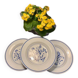 3 assiettes creuses Lunéville