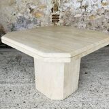 Octagonal travertine coffee table, vintage circa 70/80