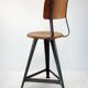 Rowac vintage industrial stool chair from the 1920s