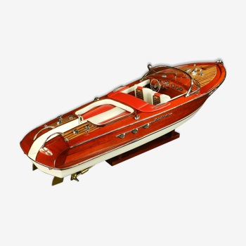 Boat model Riva Aquarama 67 cm wooden