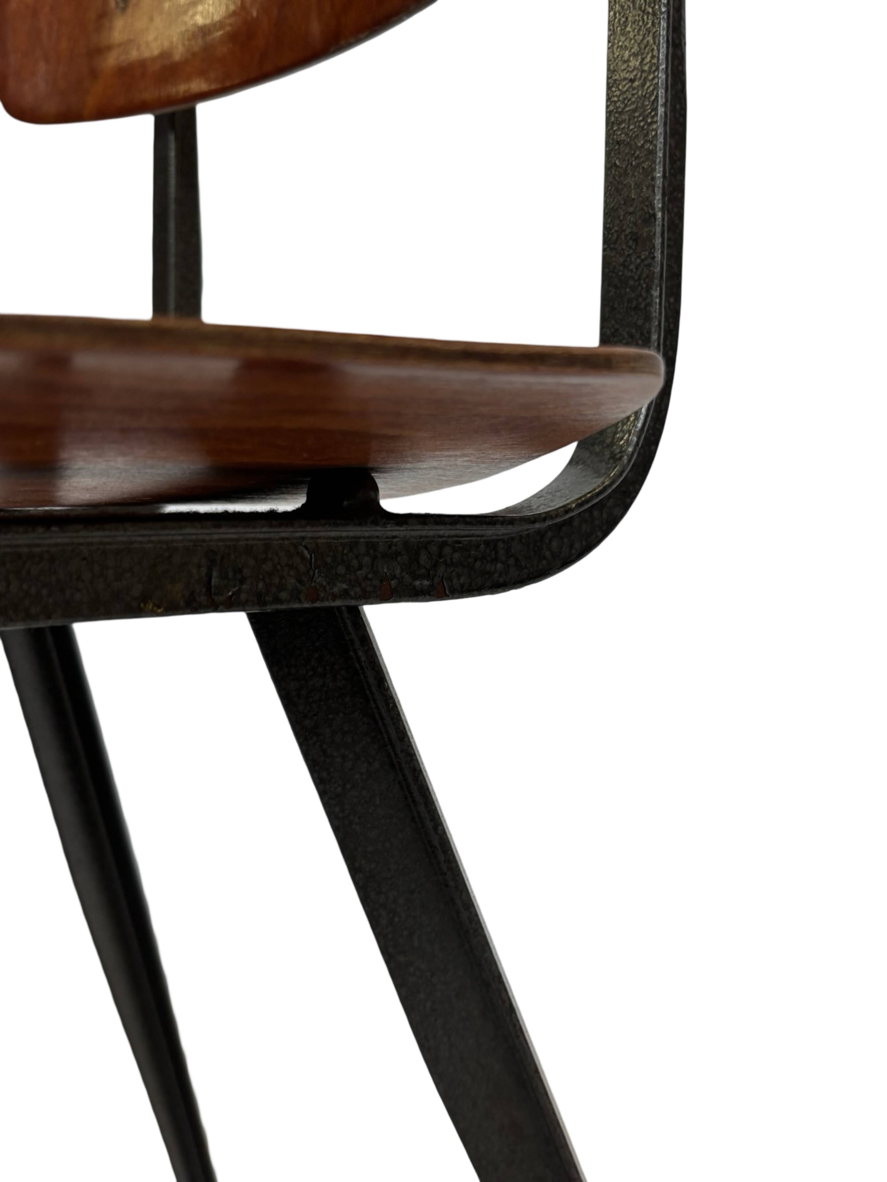 Vintage School Chair Marko Holland Design 1960s - the Netherlands