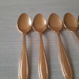Petites cuillères métal doré
