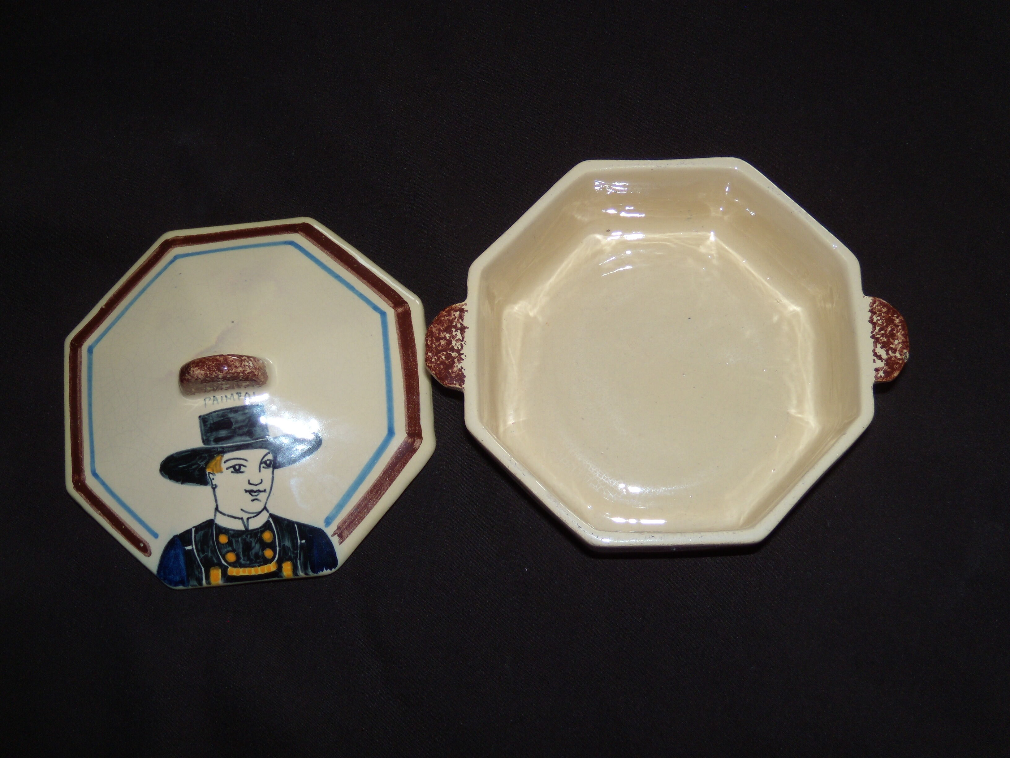 Quimper Henriot 81 candy box