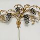 Large Hollywood Regency Palm Leaf Wall Lamp by Hans Kögl