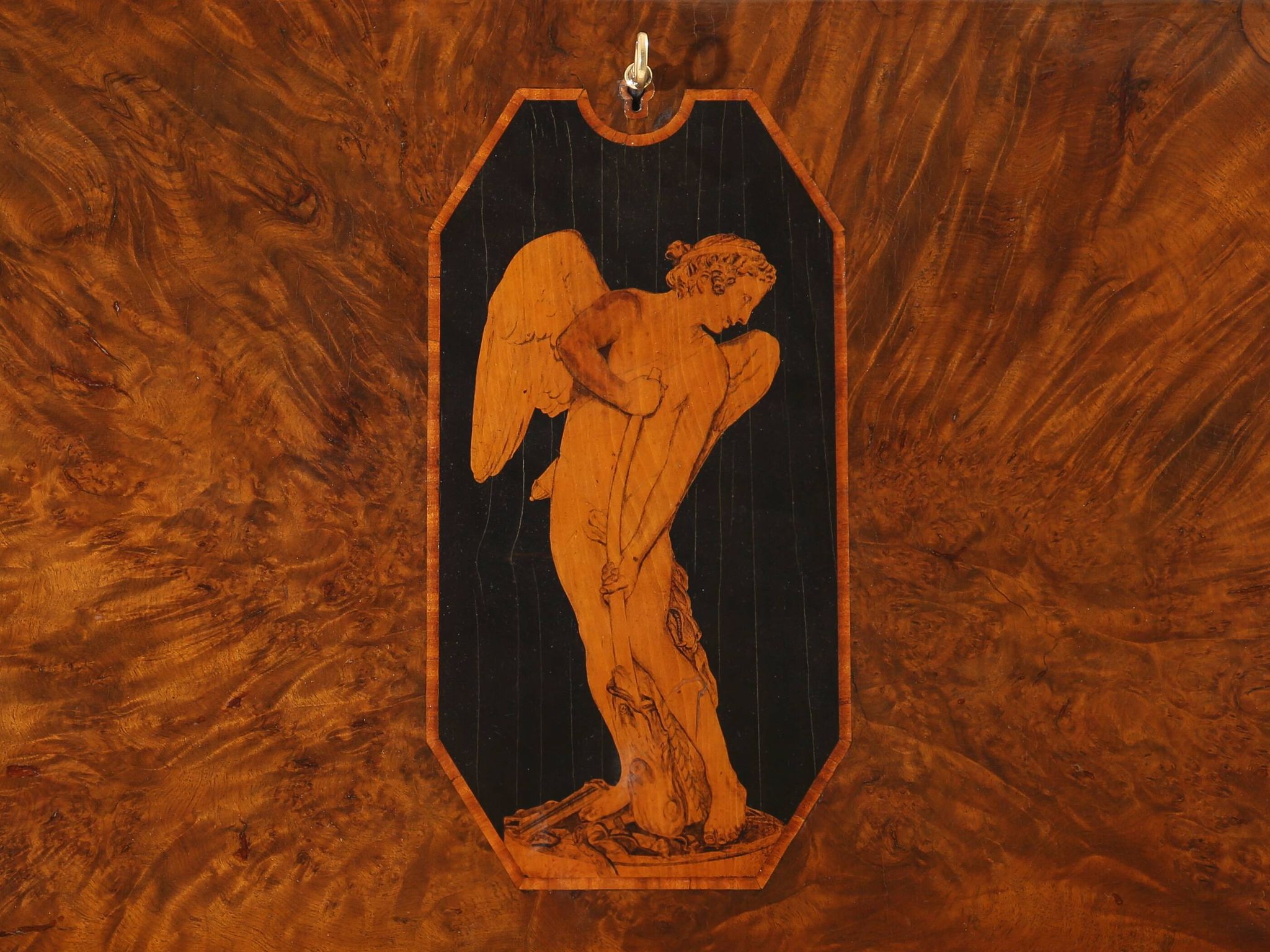 Paul Iribe, attributed to secretary with amboyna wood, around 1920.