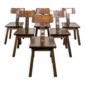 6 chaises brutalistes - orme
