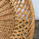 Rattan basket or vintage wicker braided or basket