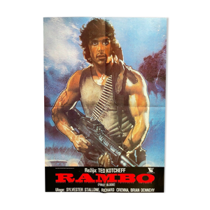 Affiche cinéma originale Rambo