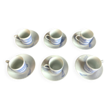 Service à café Hermès Pivoines bleus