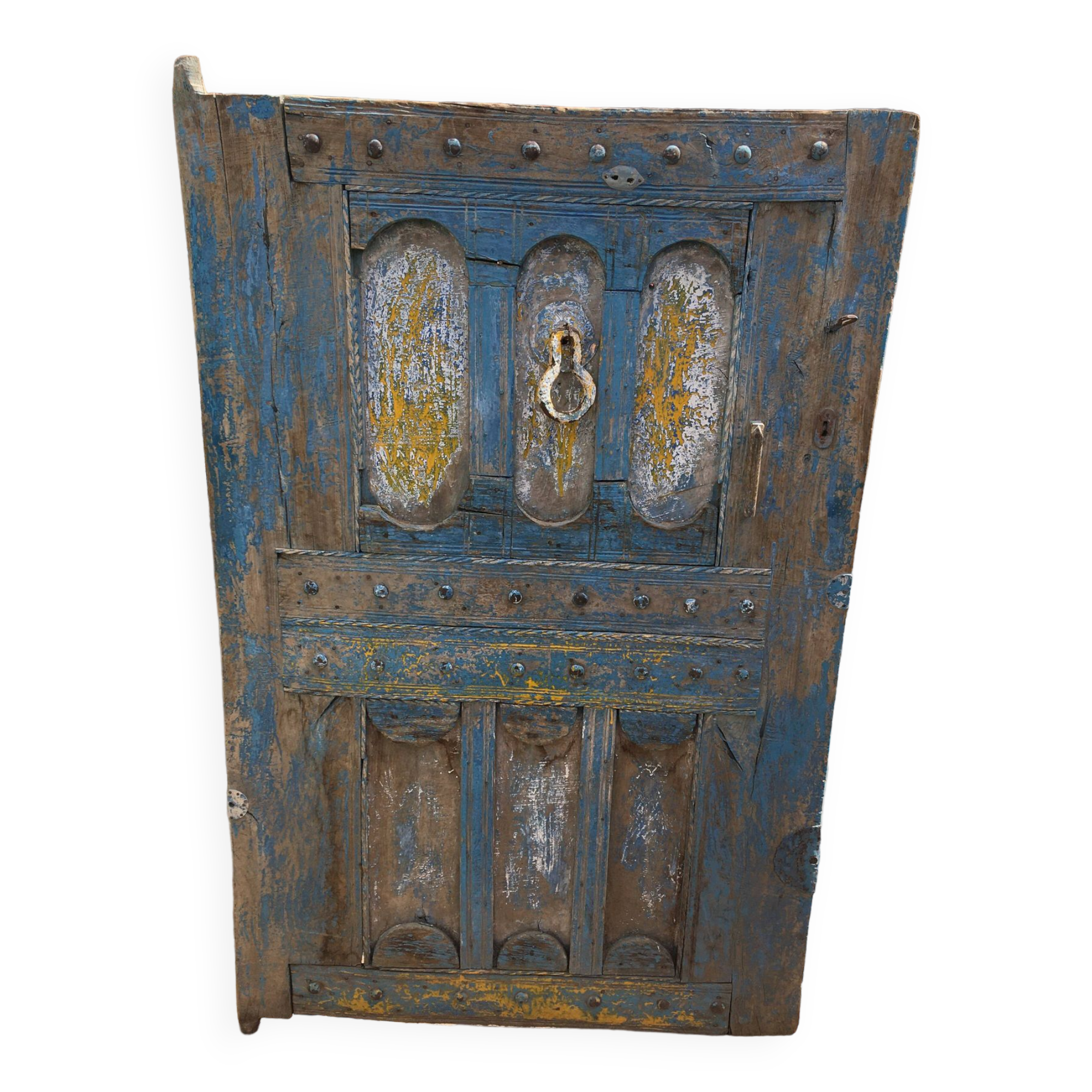 Authentic vintage wooden berber door - morocco