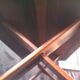 Coffee table in ebony from the 40s/50s