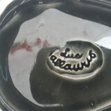 Coupelle ou vide poche céramique signe Luc Vallauris vintage années 50