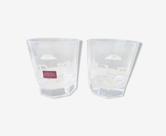 Set de 2 verres à whisky en Cristal d'Arques