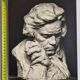 Old photograph by Eugène Fiorillo after Fix Masseau, bust of Beethoven, silver print