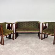 Very rare group of seats from the Vienna Secession.