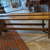 Pair of chestnut benches